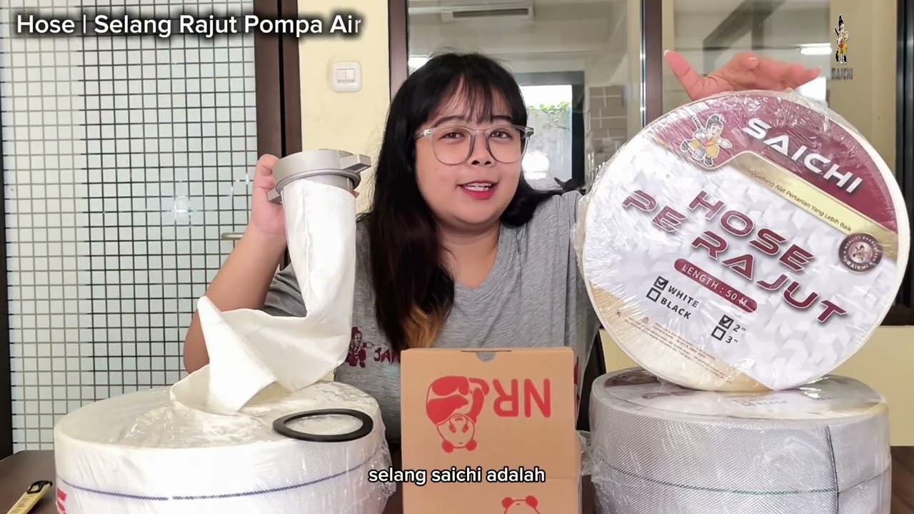 Terbaruuuu Merk Saichi Selang Rajut untuk Mesin Pompa Air Hose Water Pump